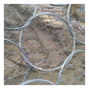 Filet de sécurité en acier galvanisé HHY <span class=keywords><strong>PPS</strong></span> 2m <span class=keywords><strong>X</strong></span> 150m, maille soudée, tissage simple, prévention des chutes de roche en montagne - Product Image 2