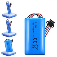 Lampu LED Tenaga Surya Mobil Mainan 12v 24v Paket Baterai Lithium 18650 dengan Papan Proteksi Dapat Diisi Ulang 2 Sel Suhu Operasi -2060