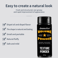Poudre texturée à base de plantes à rincer pour un volume instantané et un regain de racines Poudre coiffante sans cruauté et sans gras