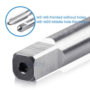 DIN352 HSS Machos de roscar manuales métricos M12x1, M3-M32, 12x1.25, M28, M38x2, M28x1.5, macho de roscar de mano izquierda para roscado - Product Image 3