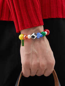 Moda <span class=keywords><strong>Multicolor</strong></span> piedra Natural perla con cuentas collar pulsera pendiente conjunto nueva perla Natural Arco Iris piedra preciosa declaración collar - Product Image 3