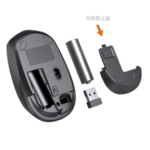 Couso WS202 Wireless <b>Mouse</b> Optical 3 Buttons Battery Powered For Laptop Desktop Office Use - Product Image 3