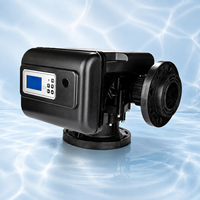 Vanne de contrôle automatique pour adoucisseur d'eau 45000 avec écran LCD, système double mode temps/courant pour le traitement de l'eau pure