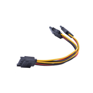 Sata Power <b>Splitter</b> <b>Cable</b> 15p Male To 2x 15p Female 1 To 2 Adapter For Pc Accessories - Product Image 1