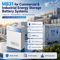 Batterie LiFePO4 EVE MB31 314Ah 3.2V, 8000 Cycles, Cellule LiFePO4 Prismatique 280Ah/314Ah 3.2V pour ESS