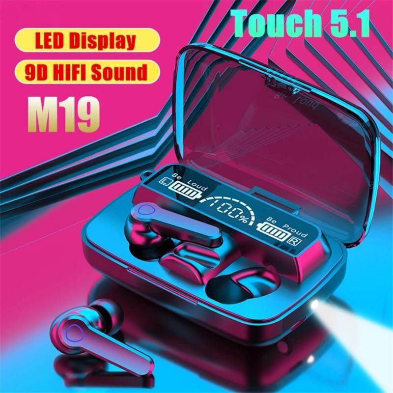 ホットセール イヤホン 新型M19 TWS Bluetooth 5.3 ワイヤレスステレオ