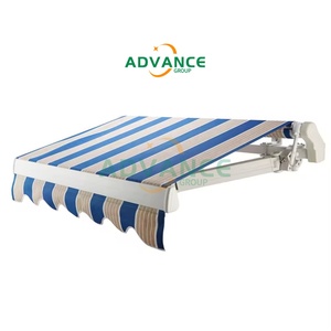 2025 Chất lượng cao khung nhôm PVC + polyester có thể thu vào gấp ngoài trời Patio pergola mái hiên - Product Image 4