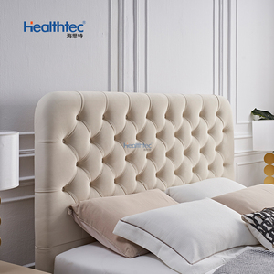 Lit rembourré en cuir King Size Ventes d'usine Ensembles pour <span class=keywords><strong>chambre</strong></span> moderne Lit double en cuir minimaliste - Product Image 4