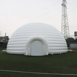 Aero Advertising Giant Inflatable Tent With Led Light Inflatable Igloo Dome House Tent For Promotional Exhibitions