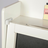 Meilleur prix pour un bureau et une chaise pour enfants, meubles avec étagère à livres et rouleau de papier (5m), table à dessin pour enfants avec rangement