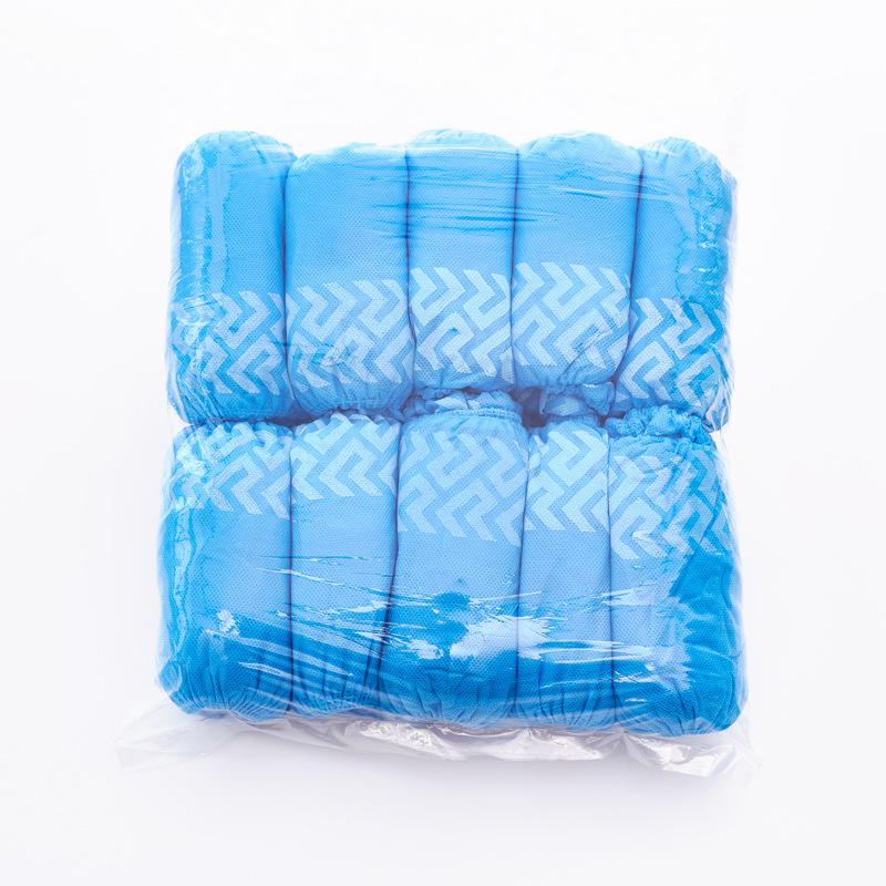 Пылезащитный полипропиленовый нетканый нескользящий чехол для обуви оптом, бахилы для рабочих