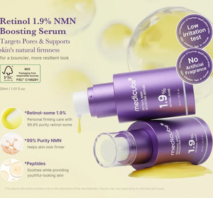 Suero Antienvejecimiento Coreano con Retinol y NMN, 30 ml, Reafirma la Piel Flácida, Suaviza las Líneas Finas y las Arrugas, Repara, Ligero - Product Image 4