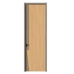 Puerta Interior Minimalista de Madera Sólida HC-9009 HC-9010, Superficie Acabada, Apertura Manual, para Dormitorio - Product Image 6