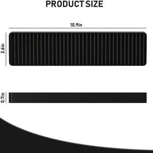 Filtre pour four à micro-ondes PVM9005SJ8SS, 10,9 pouces x 2,6 pouces x 0,7 pouces, filtre à fumée d'huile en plastique, compatible avec JVM7195SK6SS - Product Image 1