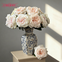 TH961 Buket Bunga Buatan Gaya Korea Lychee Rose Berkualitas Tinggi untuk Dekorasi Rumah