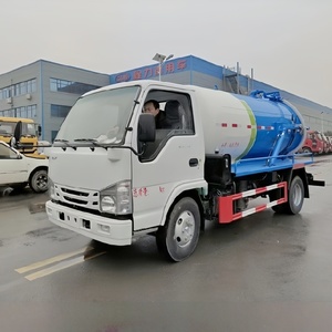 Camión de Succión de Aguas Residuales Diésel Manual Isuzu de China, 4x2, 5CBM, para Limpieza de Tuberías Municipales, en Venta - Product Image 1