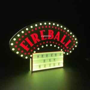 Dessin animé texte lumière carte interactive accessoires de levage pour Bar nuit fête fournitures Halloween atmosphère mise en page et activités - Product Image 1