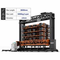 Sistema de Almacenamiento Vertical Automático de Perfiles Móviles Tipo Pórtico Industrial de Alta Resistencia con Control PLC para Almacén de Tuberías de Acero