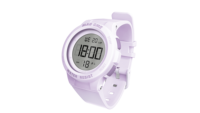 Günstige Luxus LED-Anzeige Digitale Sportuhr Modisches Rundes TPU-Gehäuse mit Acrylarmband 5BAR Wasserdicht Unisex