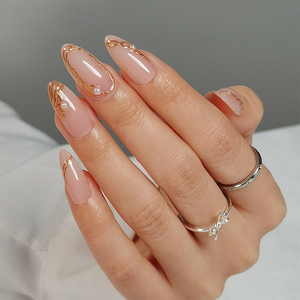 Uñas Postizas Francesas con Diseño de Flor de Primavera en 3D, Suministros al por Mayor de Uñas de Gel Suave, MSDS CPNP, Uñas Postizas de Verano - Product Image 5