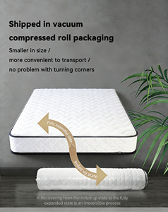Colchón de Lujo con Resortes Helicoidales Comprimidos, Ultra Suave y Confortable, Superficie de Sueño Suave con Aislamiento de Movimiento para Casa, Villa o Dormitorio - Product Image 6