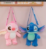 Sac à dos en peluche Stitch bleu de dessin animé, vente en gros, avec rembourrage en coton PP, pour enfants unisexes de 2 à 14 ans, cadeau