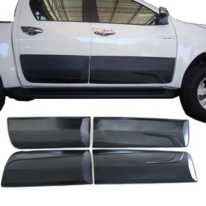 ชุดแต่งขอบ<span class=keywords><strong>ประตู</strong></span><span class=keywords><strong>รถ</strong></span>ยนต์สีดำด้าน 2 ชิ้น สำหรับ Toyota Hilux Revo ปี 2015-2019 - Product Image 1