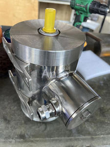 IP69K 0.75KW 1.5KW 2.2KW Acero inoxidable NMRV 040 050 063 075 090 Ángulo recto Pequeño gusano Reductor de velocidad inoxidable - Product Image 5