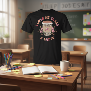 Camiseta I Love My Class A Latte Coffee Teacher para el regreso a clases - Product Image 3
