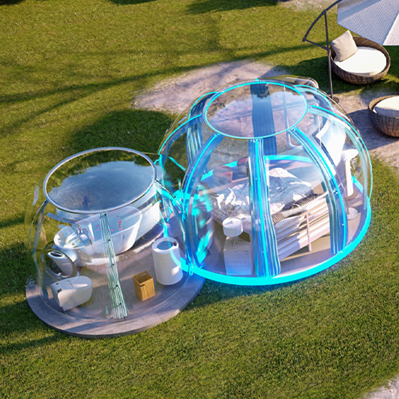 Modern Designed Outdoor Prefabricated Clear PC
