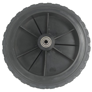 Neumático sólido de PVC de 7x1.5 pulgadas para caravana y carrito, capacidad de carga de 30 kg, diseño diagonal - Product Image 2