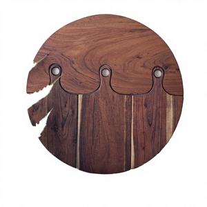 Planches à découper suspendues en bois d'acacia pour cuisine, ensemble de 3 planches de découpe et de service, compatibles lave-vaisselle, 1,5 cm d'épaisseur, jetables - Product Image 2