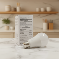Ampoule LED A19 Dimmable ETL FCC 7W 8W 9W AC120V Sans Scintillement Culot E26 pour Hôtels, Magasins de Détail et Éclairage Général Intérieur