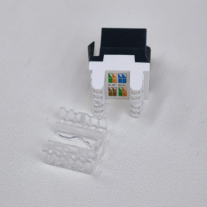 ขายตรงจากโรงงาน สายเคเบิลเครือข่าย CAT5E RJ45 หัวต่อคีย์สโตนแบบไม่ต้องใช้เครื่องมือ 180 องศา วัสดุ PC ชนิด UTP Modular - Product Image 3