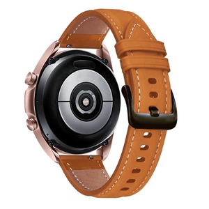 Nouveaux bracelets de montre en cuir véritable pour <span class=keywords><strong>Samsung</strong></span> <span class=keywords><strong>Galaxy</strong></span> <span class=keywords><strong>Watch3</strong></span> 41 45 mm, bracelet de remplacement pour <span class=keywords><strong>Galaxy</strong></span> Watch 46 mm, accessoires de bracelet de poignet - Product Image 5
