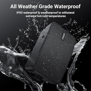 Haut-parleurs audio sans fil étanches <span class=keywords><strong>Inwa</strong></span> Outdoor pour montage mural actif/passif, 10-30W, compatibles avec application, micro intégré - Product Image 6