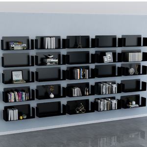 키노 혁신적인 3단 접이식 벽 선반 모던 스타일 거실 수납장 책 보관 어린이 친화적 인기 판매 - Product Image 5