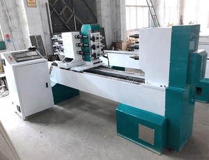 Wisdom CNC-máquina de madera de torno CNC, fabricación de tacos de piscina de tres ejes - Product Image 5