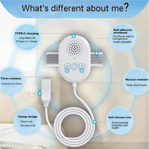 إنذار بمستشعر الرطوبة للتنبيه أثناء التبول الليلي مع صوت عالٍ واهتزاز قوي للأطفال إنذار تبول أثناء النوم - Product Image 6