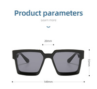 Lunettes de soleil unisexes surdimensionnées à monture intégrale en PC, protection UV400, verres miroir anti-reflets, légères, de marque de luxe
