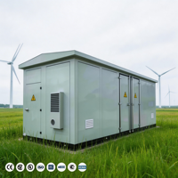 Transformateur préfabriqué 11 kV 1250 kVA monté sur socle pour poste de transformation résidentiel