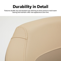 Siège de bateau pliable de luxe imperméable HOMFUL Accessoires pour la marine Chaise de bateau en cuir PU de qualité marine Siège de bateau rabattable à dossier haut