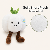 Knoflook Pluche Speelgoed Zacht Knuffeldier Pop Schattig Realistisch Kinderspeelgoed Cadeau voor de Kinderkamer Huisdecoratie PP Katoenen Vulling