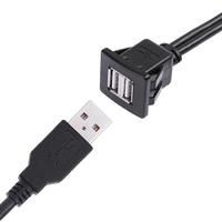 Câble d'extension USB 2.0 Type-C mâle vers femelle AUX étanche à montage encastré avec blindage tressé Garantie 12 mois
