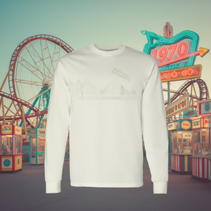 T-shirt à manches longues avec motif Paragon Park Retro Amusement Park pour hommes - Product Image 3