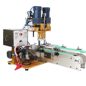 USA Semi Automatic <b>Small</b> Plastic Screw Water Bottle <b>Glass</b> <b>Jar</b> Capping Machine - Product Image 3