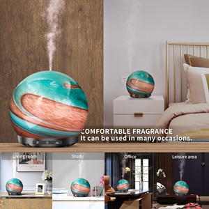 เครื่องเพิ่มความชื้นในอากาศเครื่องพ่นไอน้ำอโรม่าแก้วไฟฟ้าสำหรับห้องนอนดีไซน์คลาสสิกดีไซน์ใหม่ - Product Image 3