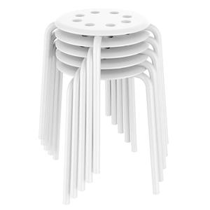 Thickened wrought iron <b>stool</b>, colorful, simple, stylish, round <b>stool</b> for <b>bedroom</b>, living room, dining room, and shoe cover - Product Image 5