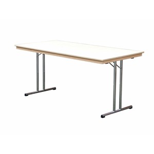 Tavolo pieghevole per banchetti, 170x70x74 cm, Doppio-T cromo - Product Image 1