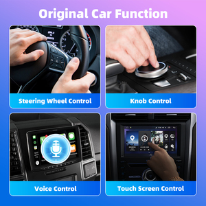 Super Mini adaptateur CarPlay sans fil facile à mettre à niveau pour Apple compatible avec iPhone et intégré CarPlay s'adapte à la plupart des voitures - Product Image 5